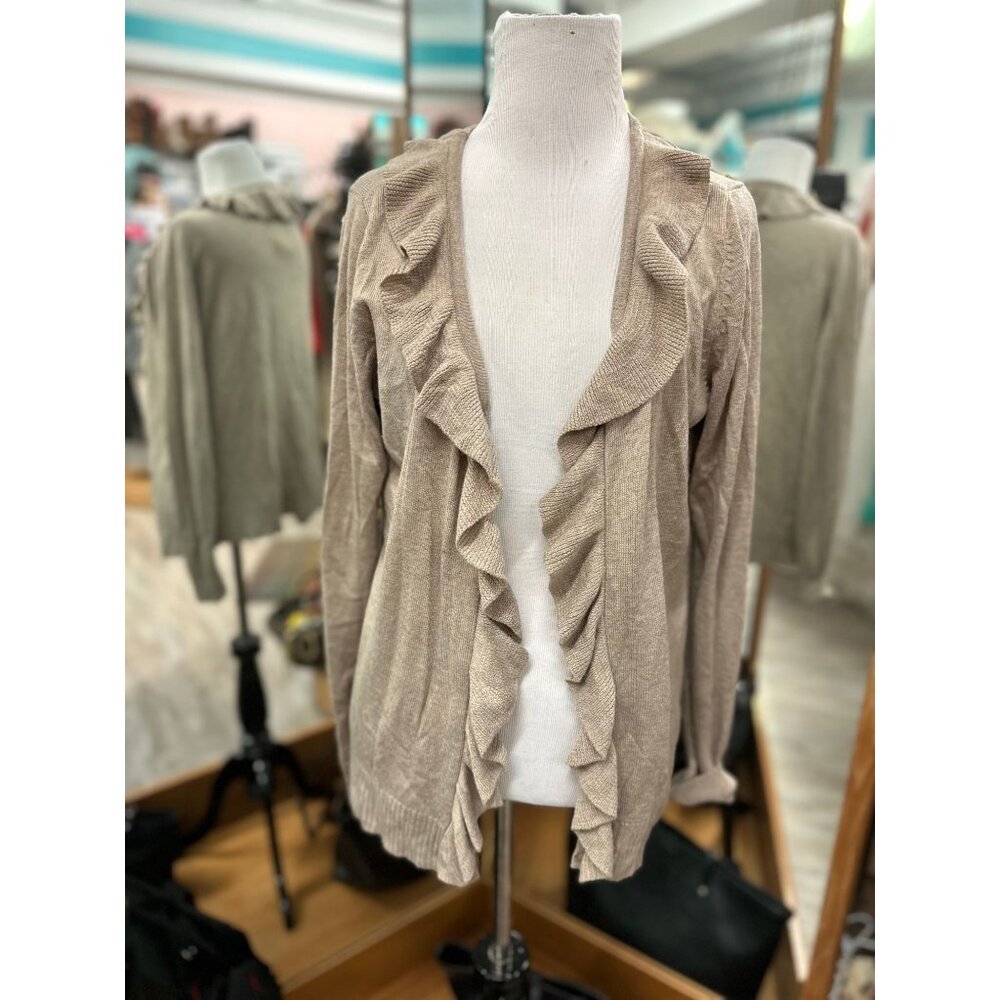 St Johns Bay Brown Cardigan in S